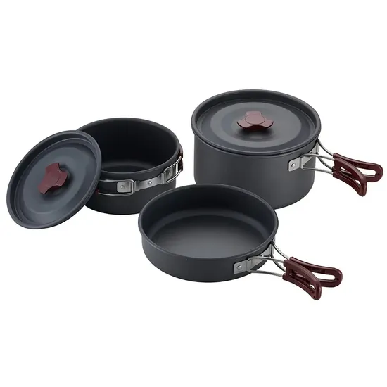 Portable Picnic Pot Pan Camping Cookware Set for Outdoor Hiking