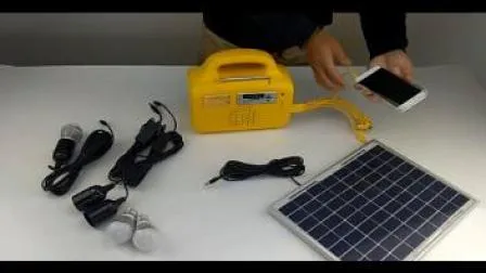 20W FM Radio Solar Panel Light System with MP3