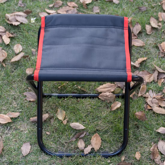 Basic Folding Camping Beach Chair Silk OEM Fishing Logo Style Outdoor Patch Fabric Furniture