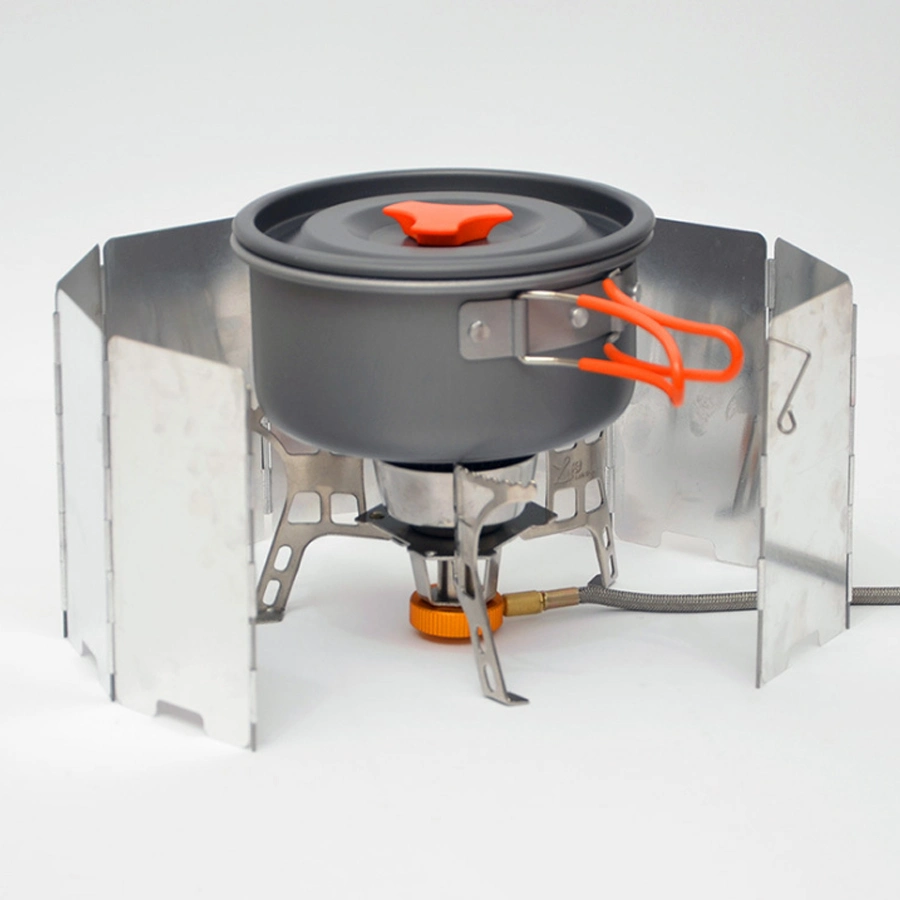 Foldable Outdoor Camp Stove Windscreen Windshield for Cooker Gas Stove