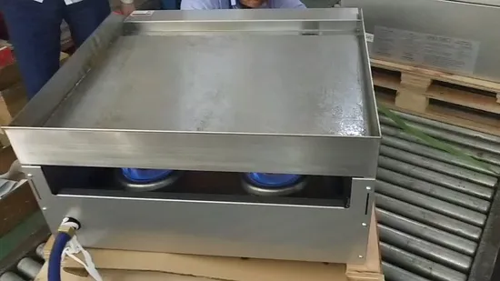 Commercial Flat Plate Combo Outdoor Grill Combo Gas Grill or Gas Griddle