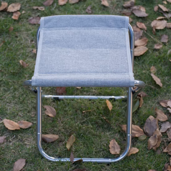 Basic Folding Camping Beach Chair Silk OEM Fishing Logo Style Outdoor Patch Fabric Furniture