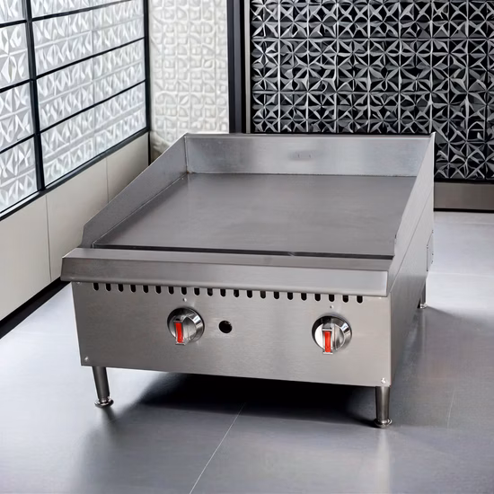 Commercial Flat Plate Combo Outdoor Grill Combo Gas Grill or Gas Griddle