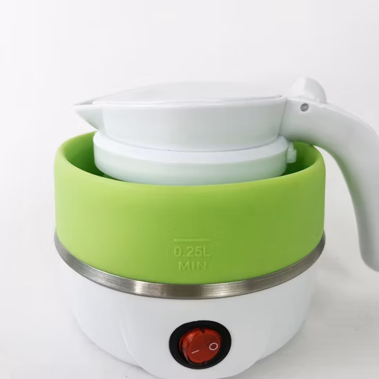 Meistverkaufter elektrischer Mini-Wasserkocher, faltbarer Wasserkocher, geeignet für Reisen oder Camping, 0,6 l