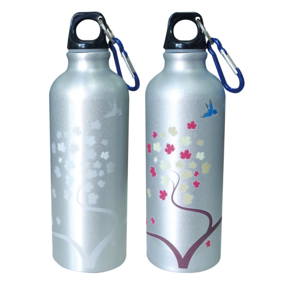 Heißer Verkauf Sublimation Blank Aluminium Reisen Wasserflaschen 500 ml Sport Camping Wasserkocher