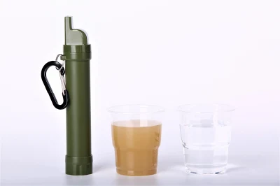 Outdoor Camping Wandern Notfall Überleben Tragbare Wasserreiniger Stroh Persönliche Wasser Filter Stroh Ausrüstung