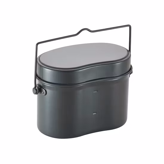Robuste Camping-Kochgeschirr-Messerdosen aus Metall, tragbare Lunchbox-Messerdose